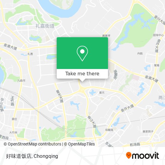 好味道饭店 map