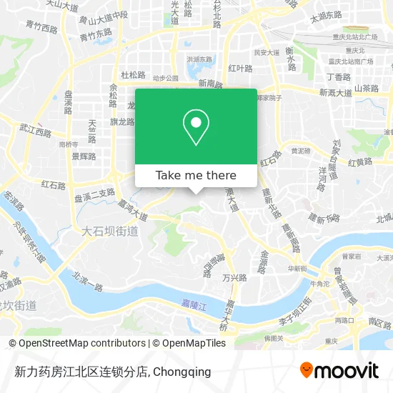 新力药房江北区连锁分店 map