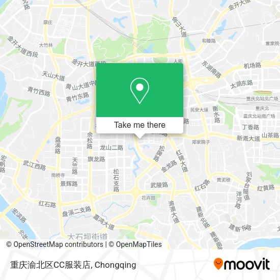 重庆渝北区CC服装店 map