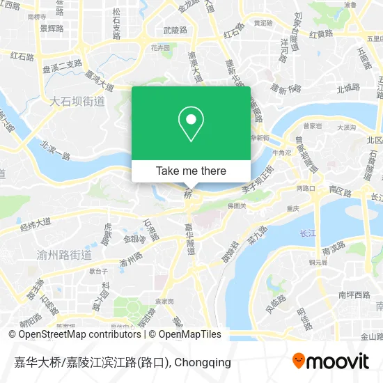 嘉华大桥/嘉陵江滨江路(路口) map