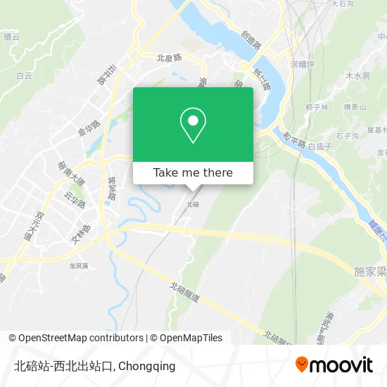 北碚站-西北出站口 map