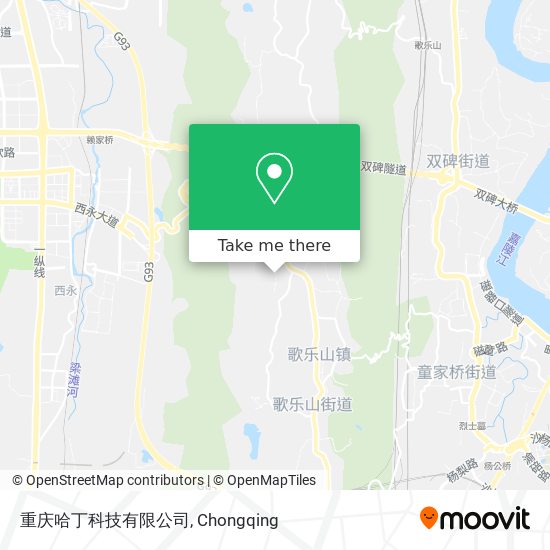 重庆哈丁科技有限公司 map