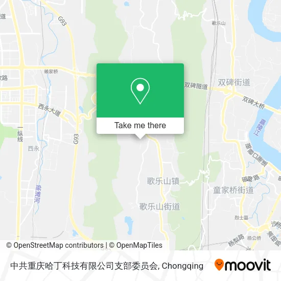 中共重庆哈丁科技有限公司支部委员会 map