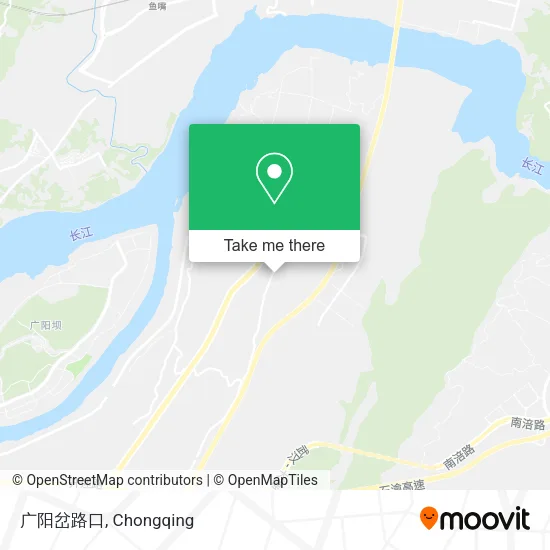 广阳岔路口 map