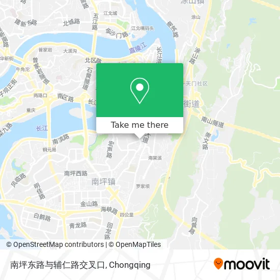 南坪东路与辅仁路交叉口 map