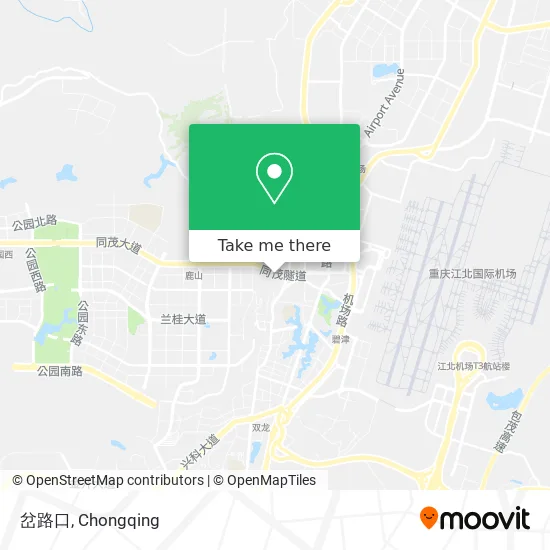 岔路口 map