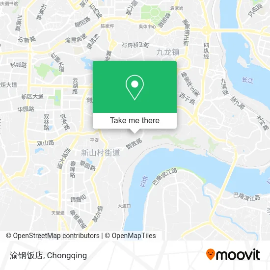 渝钢饭店 map