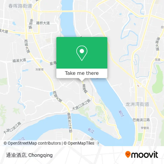 通渝酒店 map