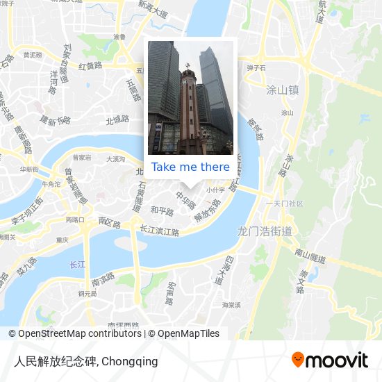 人民解放纪念碑 map