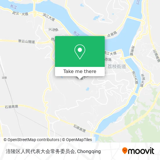 涪陵区人民代表大会常务委员会 map