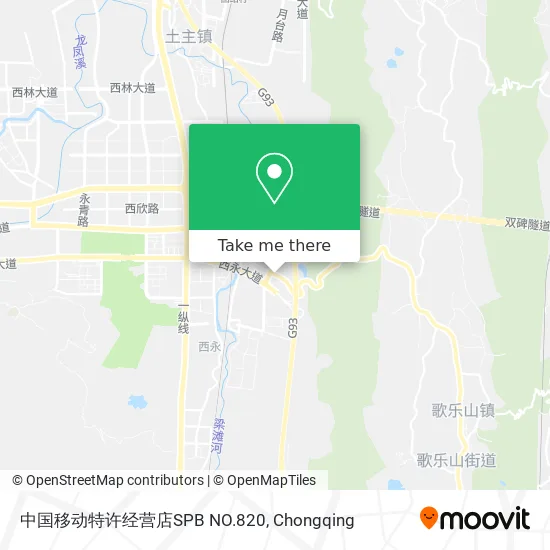 中国移动特许经营店SPB NO.820 map