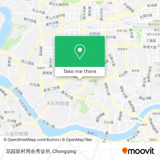 花园新村周余秀诊所 map