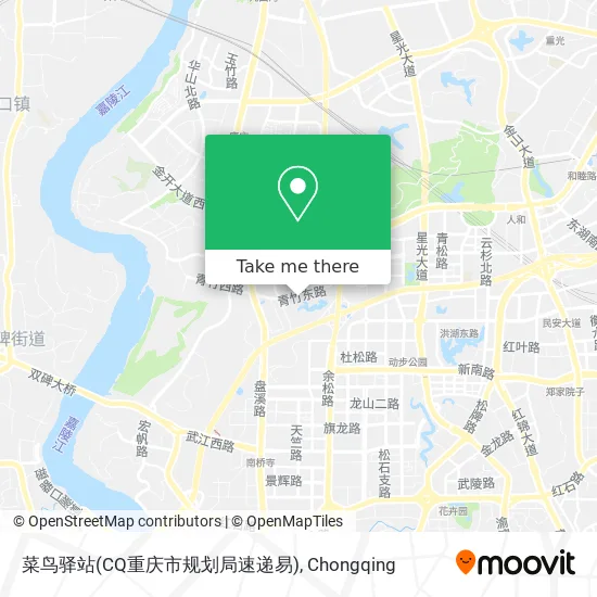 菜鸟驿站(CQ重庆市规划局速递易) map