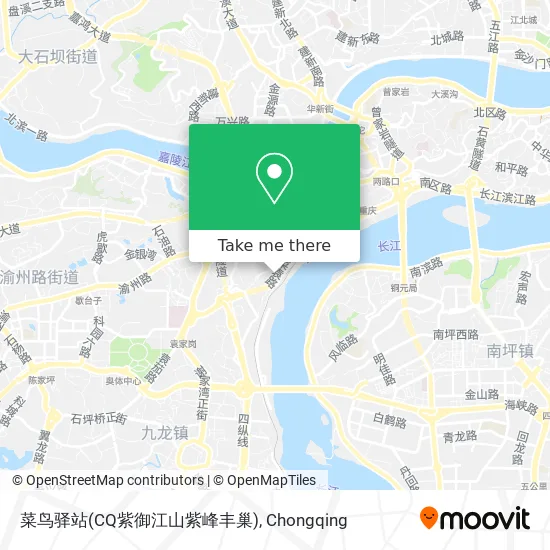 菜鸟驿站(CQ紫御江山紫峰丰巢) map