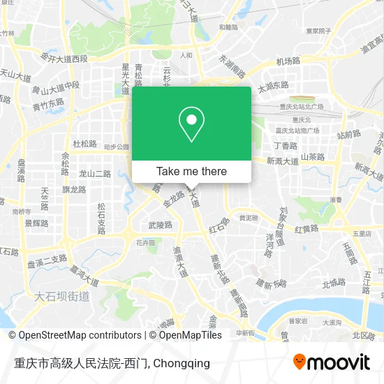 重庆市高级人民法院-西门 map