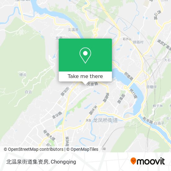 北温泉街道集资房 map
