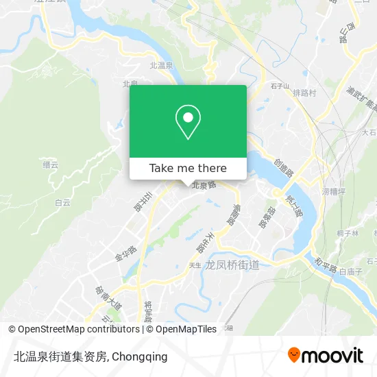 北温泉街道集资房 map