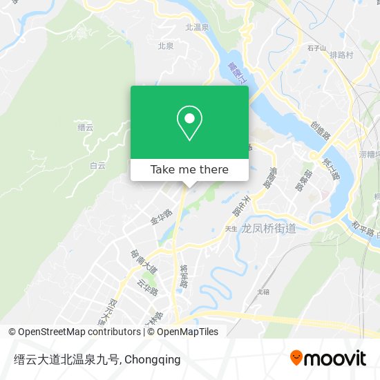 缙云大道北温泉九号 map
