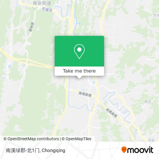 南溪绿郡-北1门 map