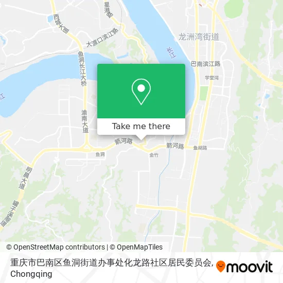 重庆市巴南区鱼洞街道办事处化龙路社区居民委员会 map