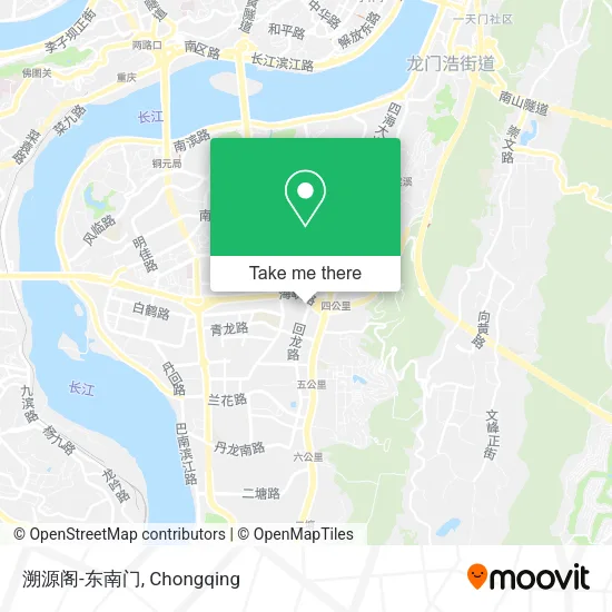 溯源阁-东南门 map