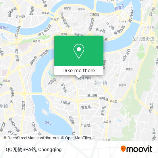 QQ宠物SPA馆 map