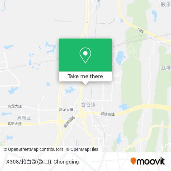 X308/赖白路(路口) map