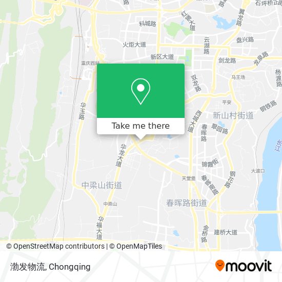 渤发物流 map