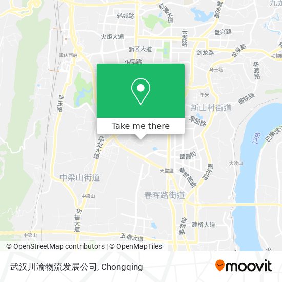 武汉川渝物流发展公司 map