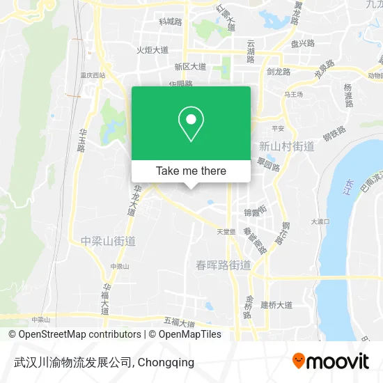 武汉川渝物流发展公司 map