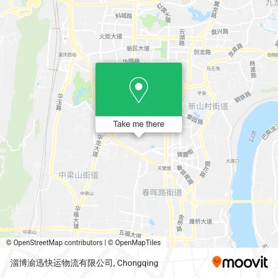 淄博渝迅快运物流有限公司 map