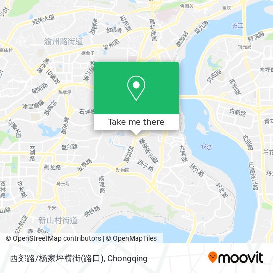 西郊路/杨家坪横街(路口) map