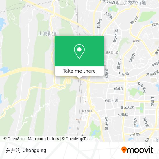 关井沟 map
