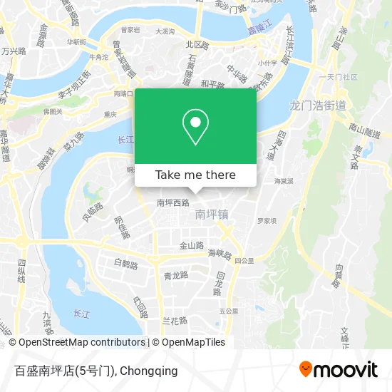 百盛南坪店(5号门) map