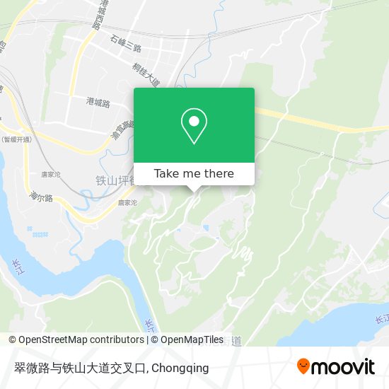 翠微路与铁山大道交叉口 map