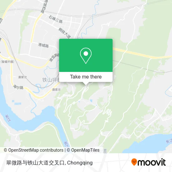 翠微路与铁山大道交叉口 map