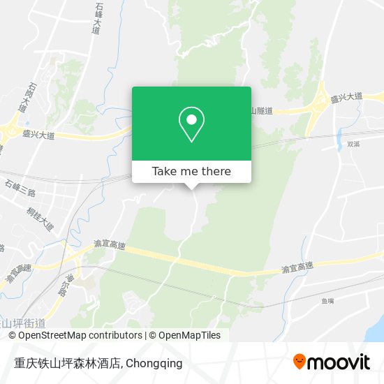 重庆铁山坪森林酒店 map