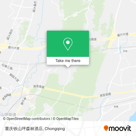 重庆铁山坪森林酒店 map