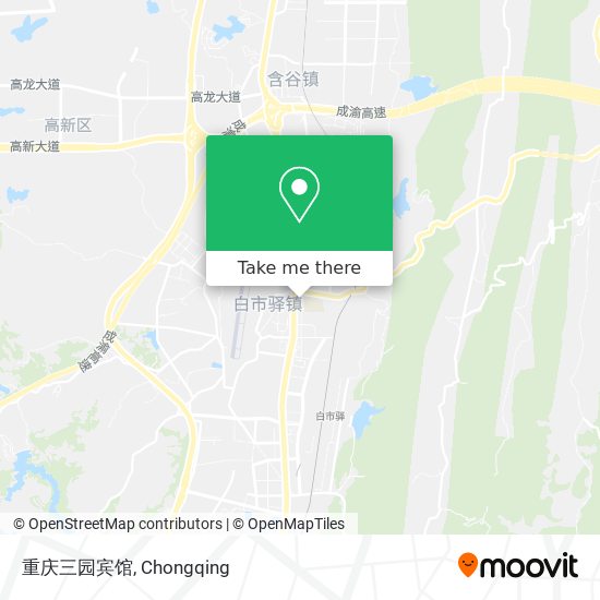 重庆三园宾馆 map