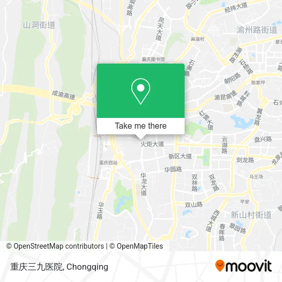 重庆三九医院 map