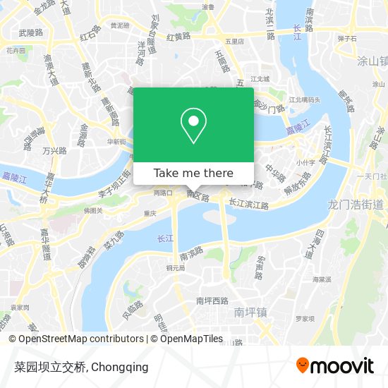 菜园坝立交桥 map