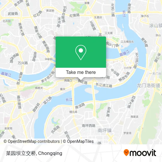 菜园坝立交桥 map