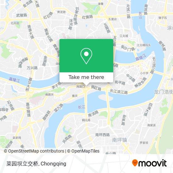 菜园坝立交桥 map