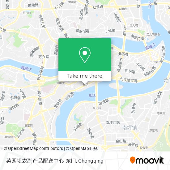 菜园坝农副产品配送中心-东门 map