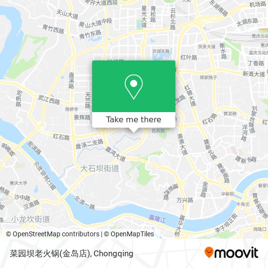 菜园坝老火锅(金岛店) map