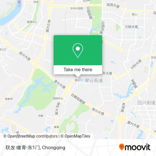 联发·瞰青-东1门 map