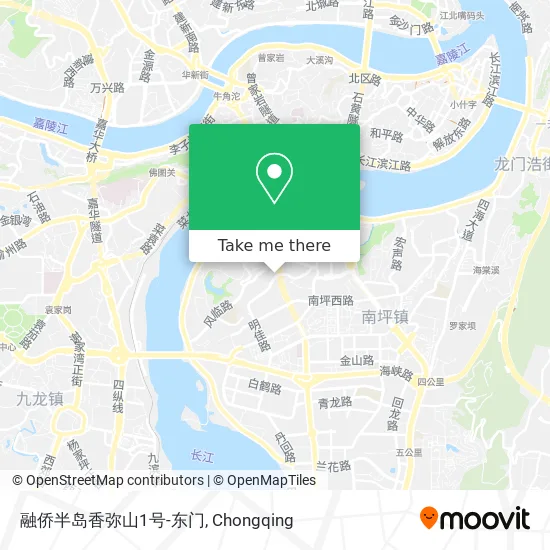 融侨半岛香弥山1号-东门 map