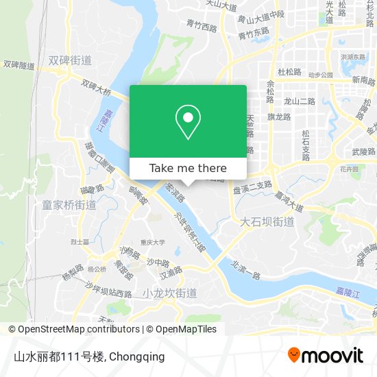 山水丽都111号楼 map
