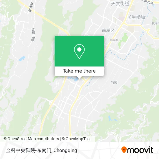 金科中央御院-东南门 map
