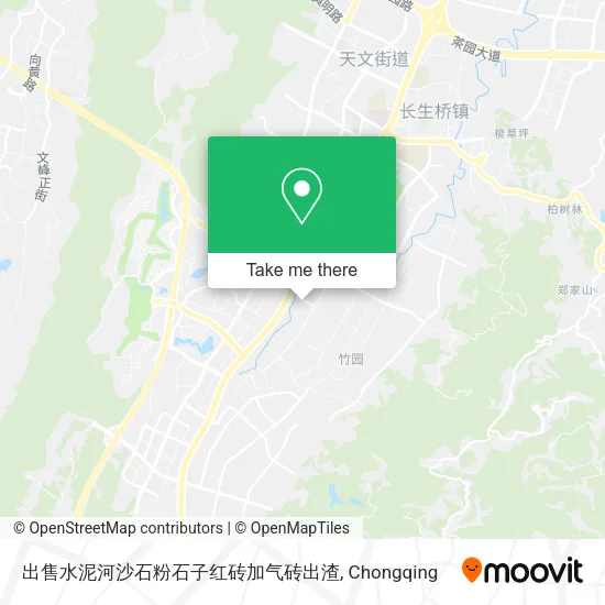 出售水泥河沙石粉石子红砖加气砖出渣 map